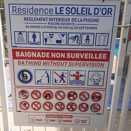 T2 Bord de mer avec jardin Saint Aygulf Extérieur photo